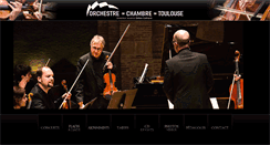 Desktop Screenshot of orchestredechambredetoulouse.fr