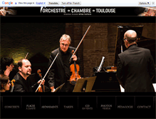 Tablet Screenshot of orchestredechambredetoulouse.fr